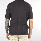 Camicia in maglia Moro con maniche corte in cotone extrafine