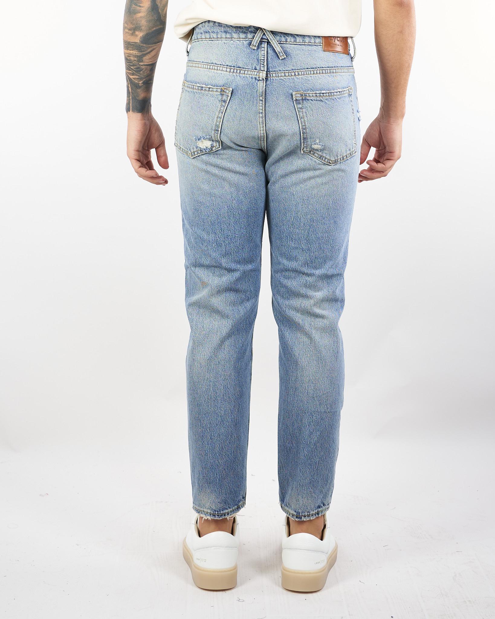 Jeans Lucky tapered fit con rotture 451P523 12 CYCLE 