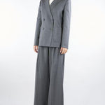 Pantalone Grigio in lana stretch ADELFI 3 MAX MARA WEEKEND 