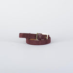 Cintura Merlot in pelle con logo a rilievo CT42S56E2 EA4 ELISABETTA FRANCHI 