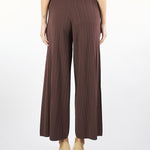 Pantalone Marrone in filato di viscosa SUPERBO 5 MAX MARA WEEKEND 