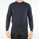 Maglia Antracite in pura lana merinos finezza 16 A001F001 8928 PAOLO PECORA 