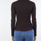 Maglia lupetto Moro a coste in lana TT3111 11054 TWIN SET 