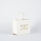 Borsa Tote piccola Milk con logo BS33A56E2 DZ9 ELISABETTA FRANCHI 