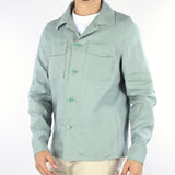 Overshirt Salvia in puro lino