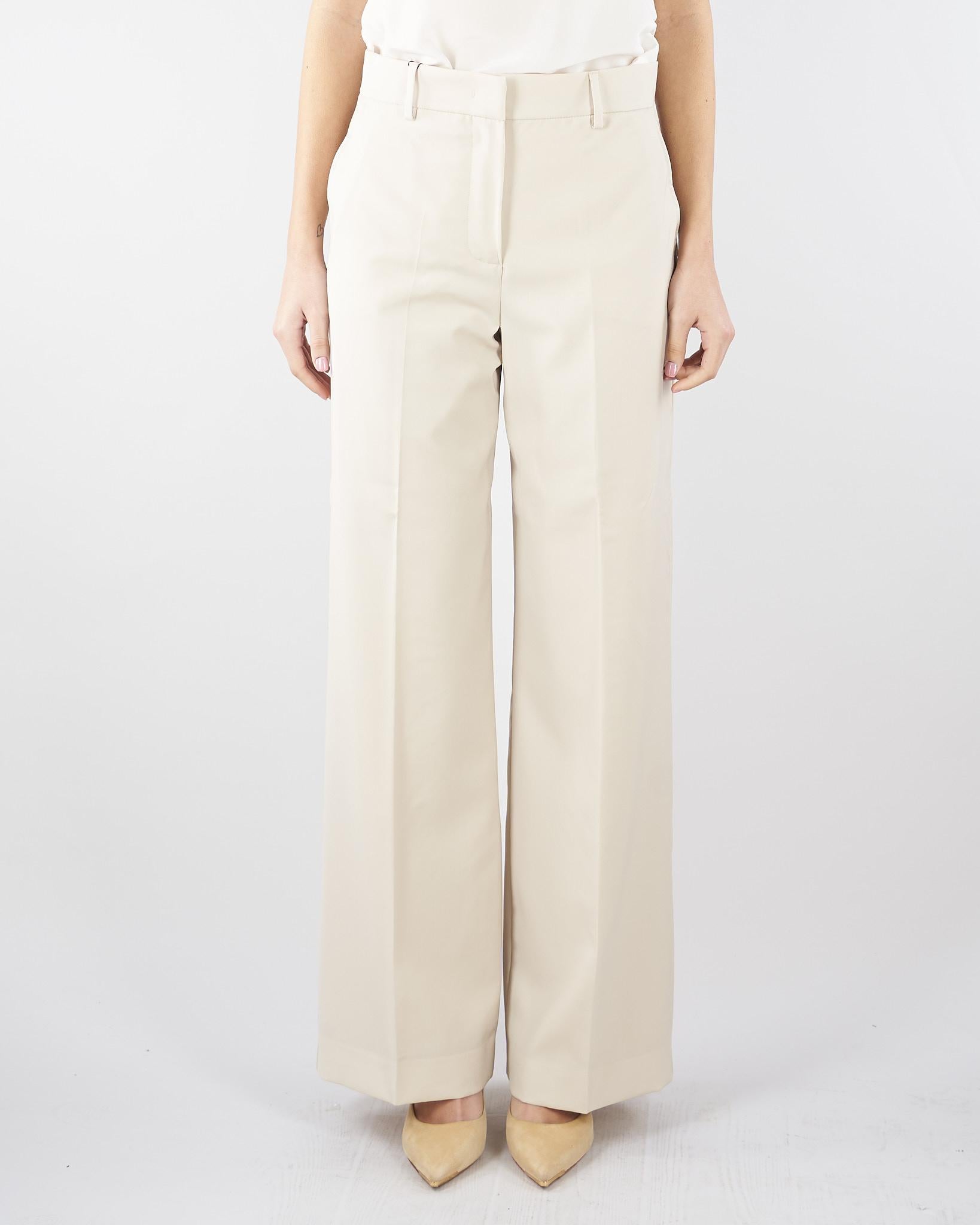 Pantalone palazzo Crema in lana stretch WKDCORONE 11 MAX MARA WEEKEND 