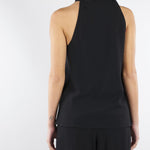 Top all'americana Nero in envers satin MLTDALMATA 2 MARELLA 