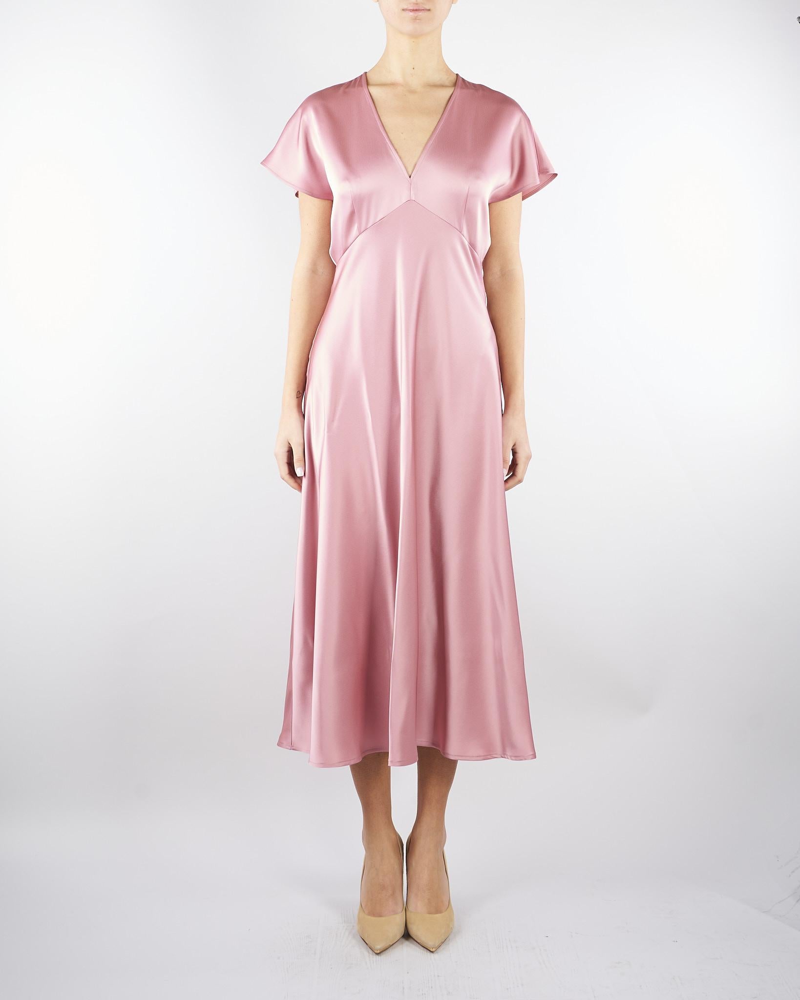 Abito Rosa in satin MLLFALANGE 2 MARELLA 