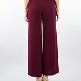Pantalone Bordeaux in maglia di puro cashmere V51622 85 VANISE' 