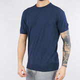 Maglia Blu in cotone superfine