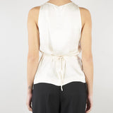 Top Crema con fiore abbinato MLMAPOGEO 4 MARELLA 