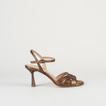 Sandali Bronzo in pelle lamè 7541 40 FRANCESCO SACCO 