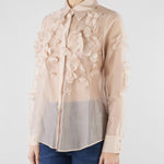 Camicia Frosty Cipria in organza FROSTY 220 NENETTE 