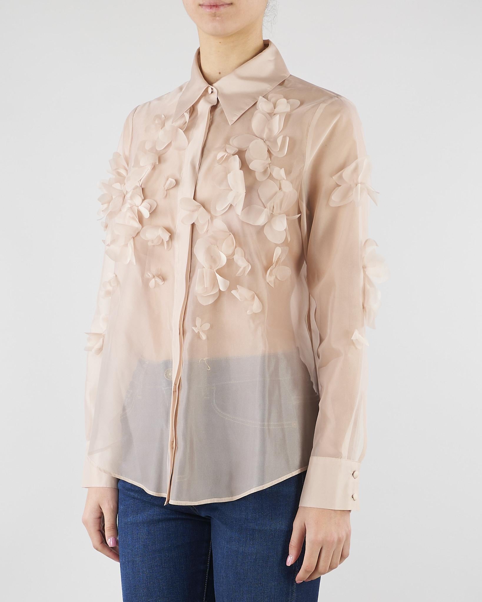 Camicia Frosty Cipria in organza FROSTY 220 NENETTE 
