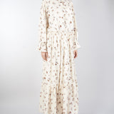 Abito Crema a fantasia