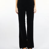 Pantalone smoking Nero in velluto VETRINO 7 MAX MARA STUDIO 