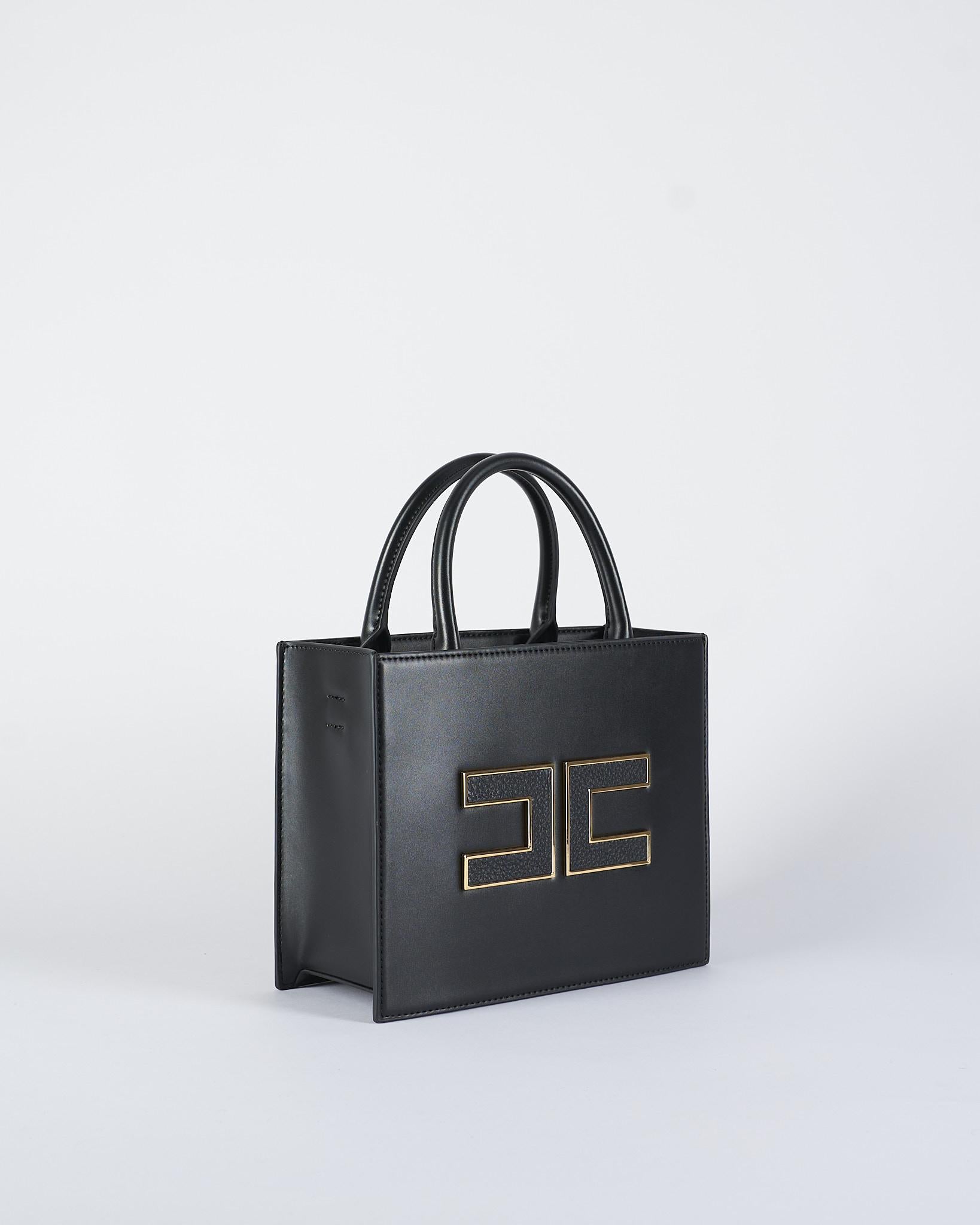 Borsa Tote piccola Nero con logo BS33A56E2 110 ELISABETTA FRANCHI 