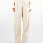 Pantalone Crema  in saglia di lana ENTRATA 18 MAX MARA STUDIO 