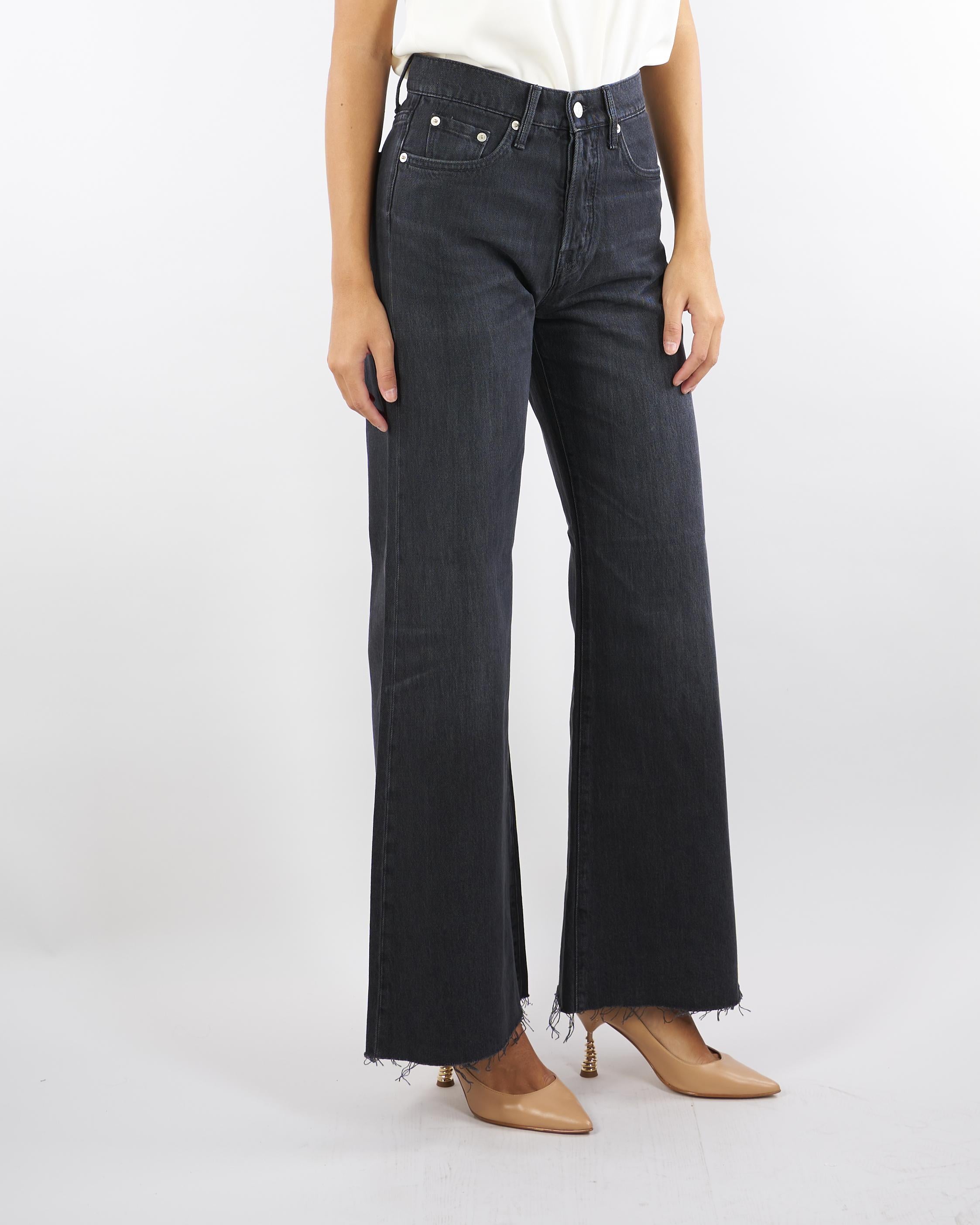 Jeans Nero Luna flare fit<BR/> 452P522 11 CYCLE 
