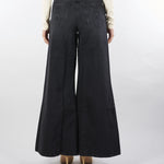 Jeans Nero wide leg a vita bassa 8P0755D1WZN K463 PATRIZIA PEPE 
