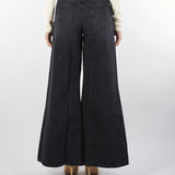 Jeans Nero wide leg a vita bassa 8P0755D1WZN K463 PATRIZIA PEPE 