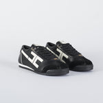 Sneaker Nero-Milk in pelle con dettaglio logo SA82G56E2 EF3 ELISABETTA FRANCHI 