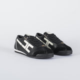 Sneaker Nero-Milk in pelle con dettaglio logo SA82G56E2 EF3 ELISABETTA FRANCHI 