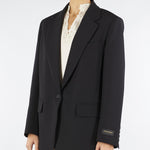 Blazer Nero oversize D47EI006E28 MF822 ERMANNO BY ERMANNO SCERVINO 