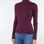 Maglia lupetto Bordeaux a coste TP3243 5609 TWIN SET 