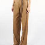 Pantalone Caramello in tela di lana BERGAMO 26 MAX MARA STUDIO 