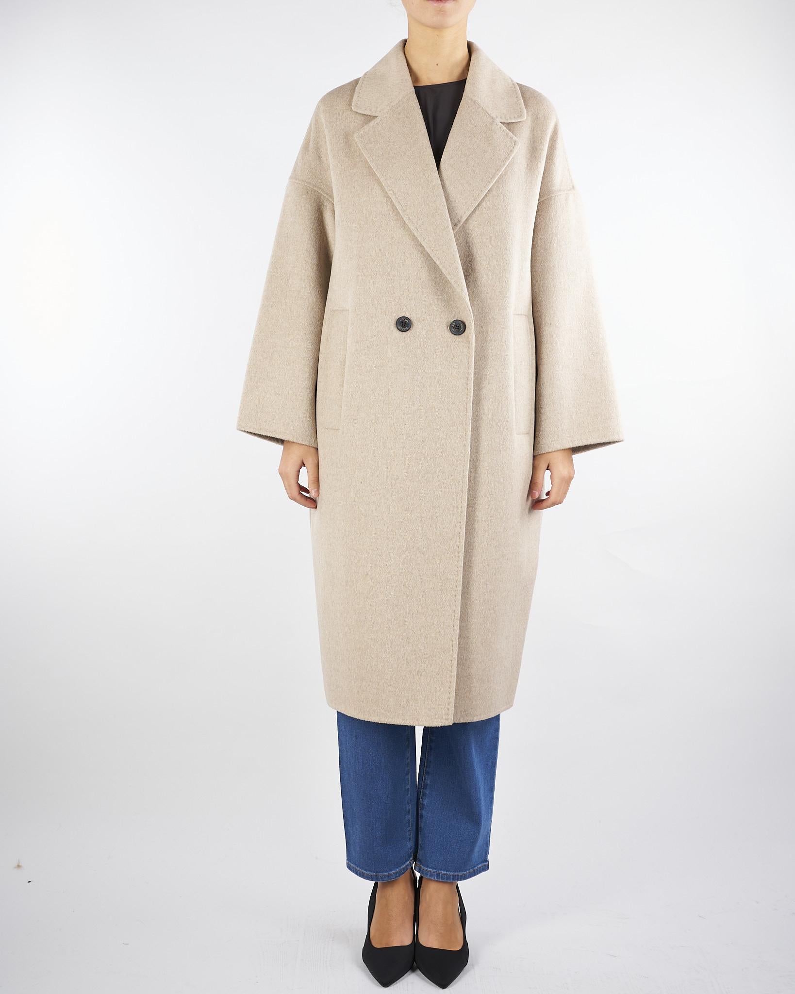 Cappotto Beige Ovetto Oversized TF0003 114 VICOLO 