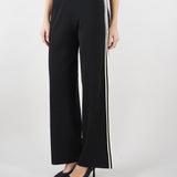 Pantalone in maglia Nero con profili a contrasto SP5NT013 0001 ICONA 