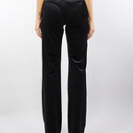 Pantaloni Nero in jersey velluto PLINIO 3 PENNY BLACK 