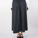 Gonna Nero lunga in taffetà