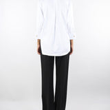 Tuta Bianco-Nero in popeline e crêpe leggero TU05656E2 221 ELISABETTA FRANCHI 