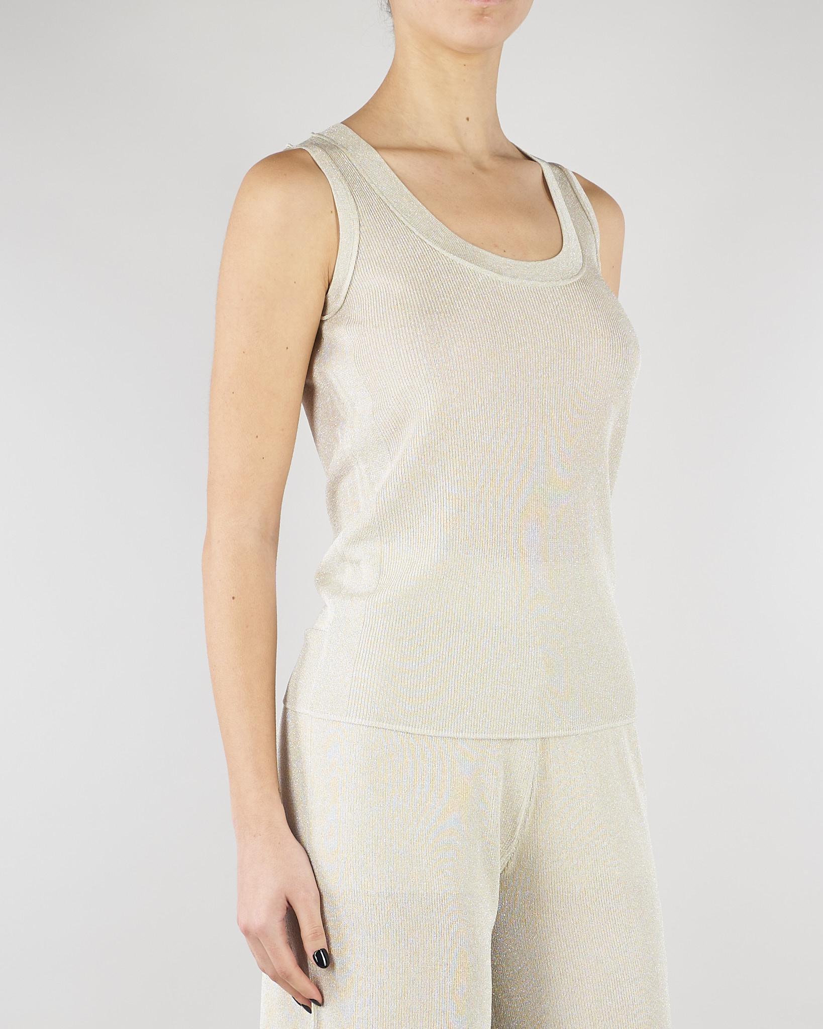 Top Maraschino in maglia Platino MARASCHINO 931 NENETTE 