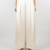 Pantalone Champagne in satin wide leg SS260349 36 ELEH 