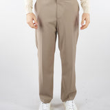 Pantalone Taupe gamba dritta crop fit PA3683 35 I'M BRIAN 