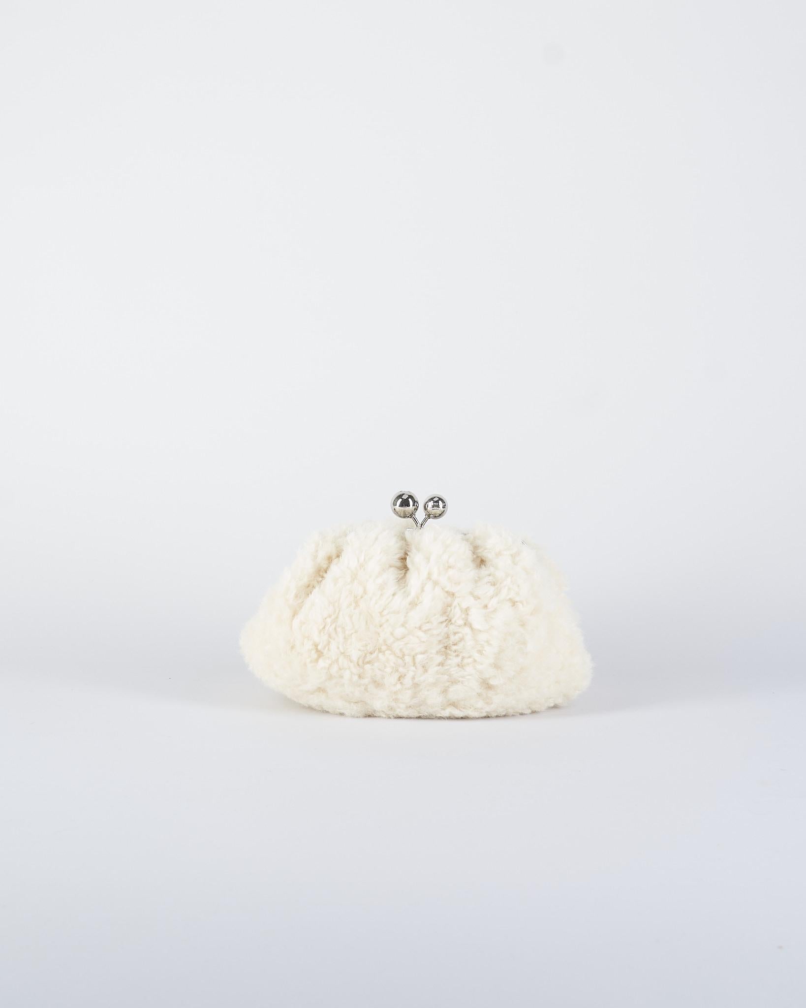 Borsa Panna Pasticcino Bag small dalla texture soffice MICIO 1 MAX MARA WEEKEND 