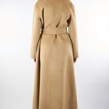 Cappotto Cammello in pura lana e cashmere con inserti in vera pelliccia AL409 47 ATELIER LEGORA 