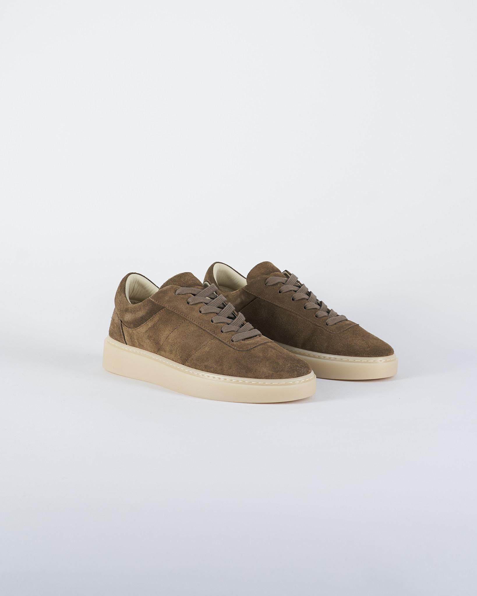 Sneakers Tortora in pelle scamosciata L1SFW25265253 M098 LOW BRAND 