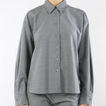 Camicia Grigio in fresco lana CA1457540259 920 SEVENTY 