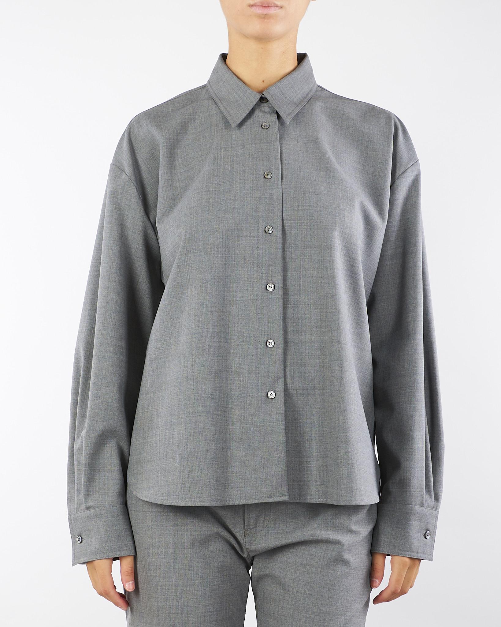 Camicia Grigio in fresco lana CA1457540259 920 SEVENTY 