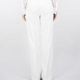 Pantalone in cady con elastico logato