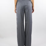 Pantalone Grigio Eruan in flanella con ricamo ERUAN 742 NENETTE 