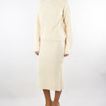 Gonna Crema midi in maglia 2G1042K9O3A W405 PATRIZIA PEPE 