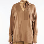 Blusa Terra in crêpe de Chine di seta CACO 41 MAX MARA STUDIO 