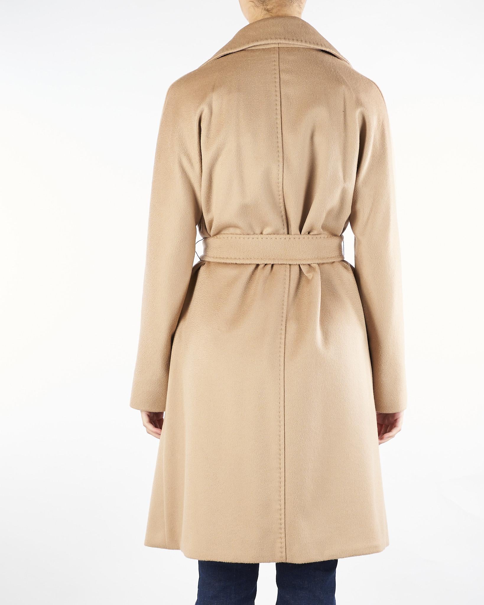 Cappotto Beige a vestaglia in lana DRAVENNA 6 MAX MARA STUDIO 