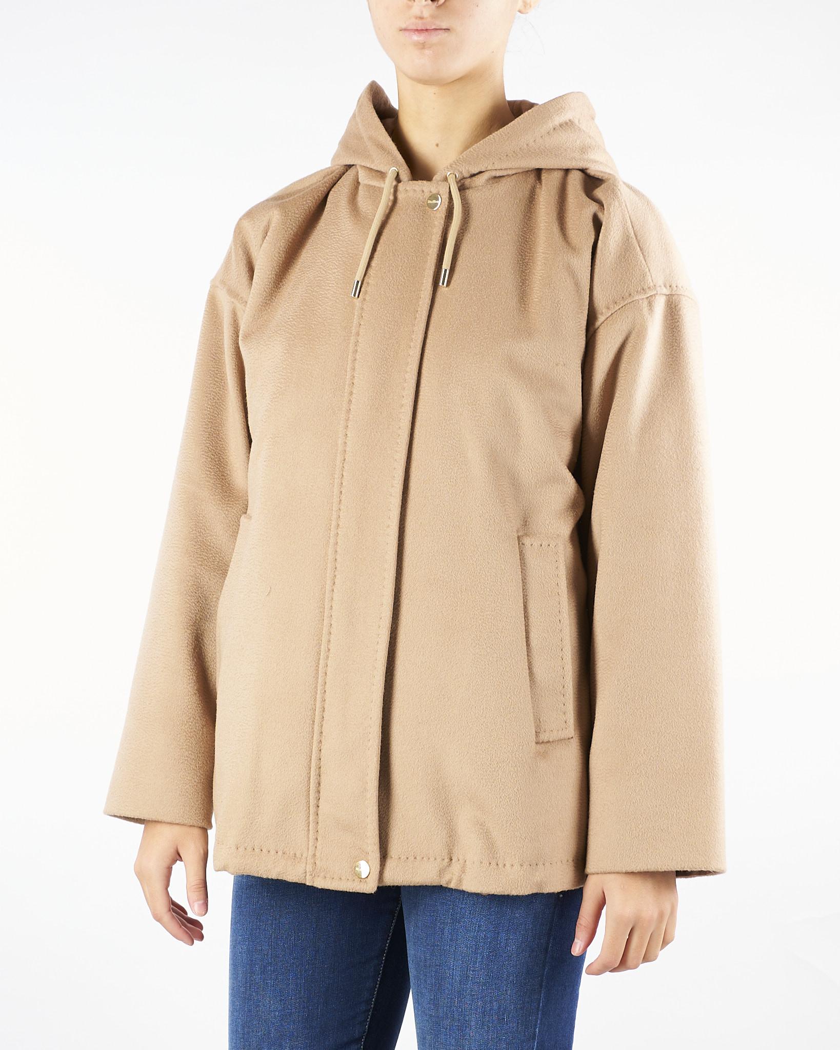 Caban Cammello in drap di lana DERRIS 6 MAX MARA STUDIO 