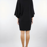 Abito Nero in maglia con ricamo D47EQ045EP2 MF099 ERMANNO BY ERMANNO SCERVINO 